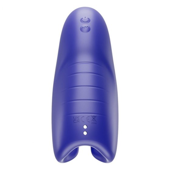 SVibe EVO - vodotěsný akumulátorový masturbátor (modrý)