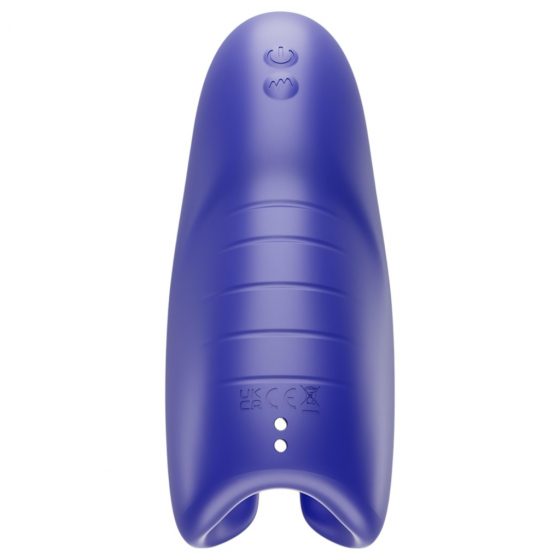 SVibe EVO - vodotěsný akumulátorový masturbátor (modrý)