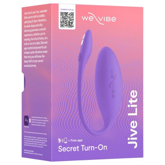 We-Vibe Jive Lite - akumulátorové, chytré vibrační vajíčko (fialové)