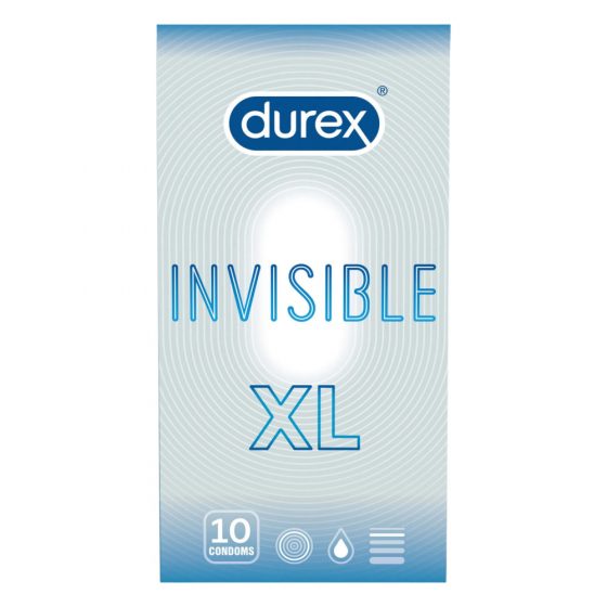 Durex Invisible XL - extra velké kondomy (10ks)