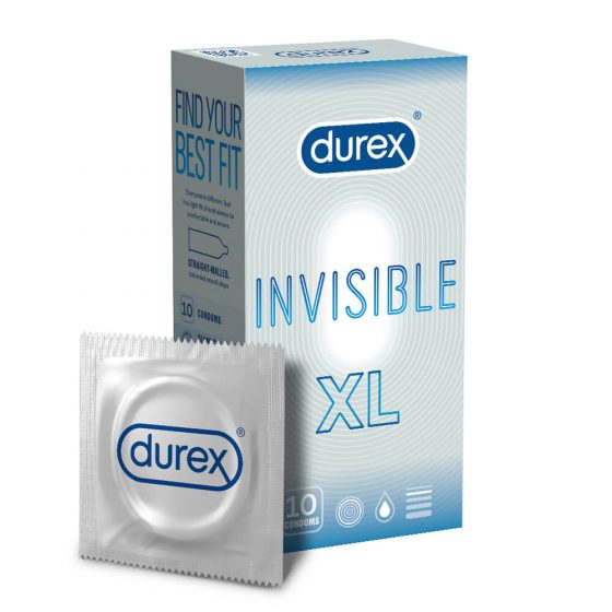 Durex Invisible XL - extra velké kondomy (10ks)