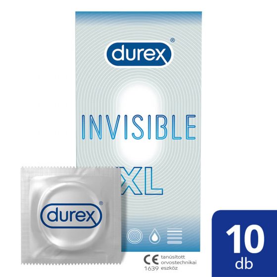 Durex Invisible XL - extra velké kondomy (10ks)