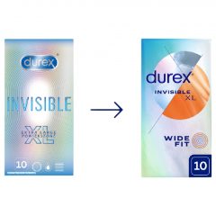 Durex Invisible XL - extra velký kondom (10 ks)