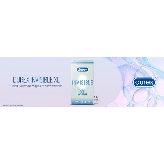 Durex Invisible XL - extra velké kondomy (10ks)