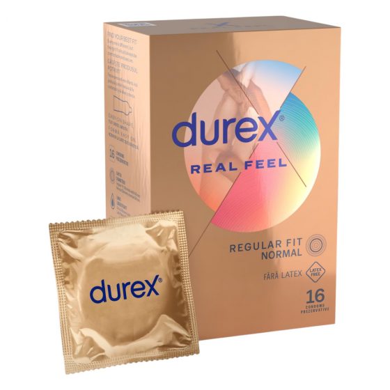 Durex Real Feel - bezlatexové kondomy (16ks)