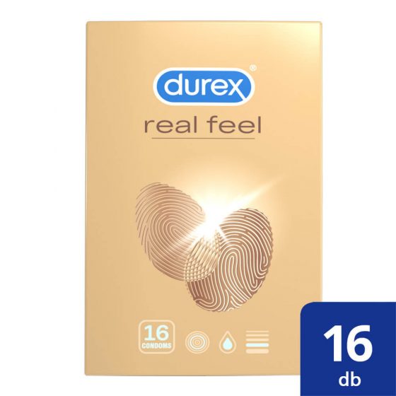 Durex Real Feel - bezlatexové kondomy (16ks)