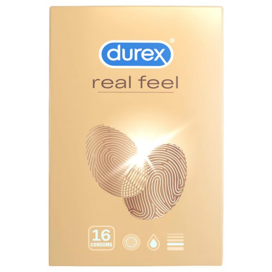 Durex Real Feel - bezlatexové kondomy (16ks)