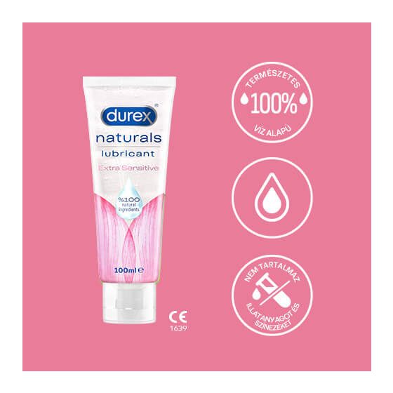 Durex Naturals Extra Sensitive - extra senzitivní lubrikant (100ml)