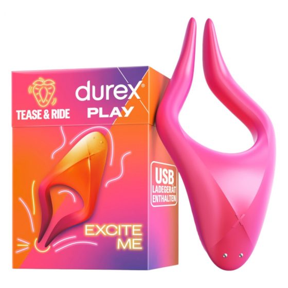 Durex Tease & Ride - Víceerotický stimulátor (růžový)