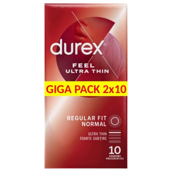 Durex Feel Ultra Thin - kondom Ultra Life (2x10ks)