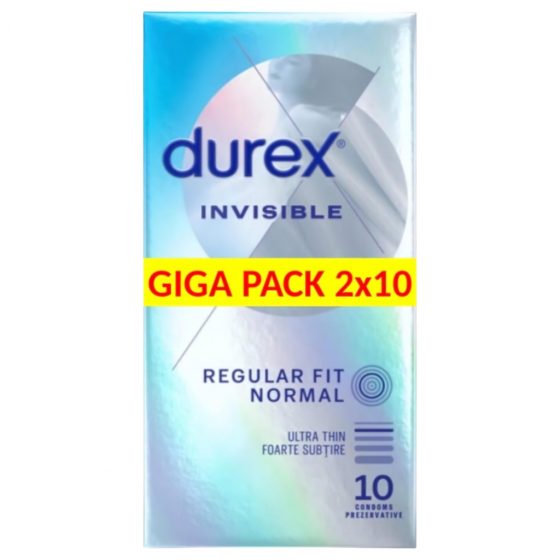 Durex Invisible Extra Sensitive - ultra tenký kondom (2x10 ks)