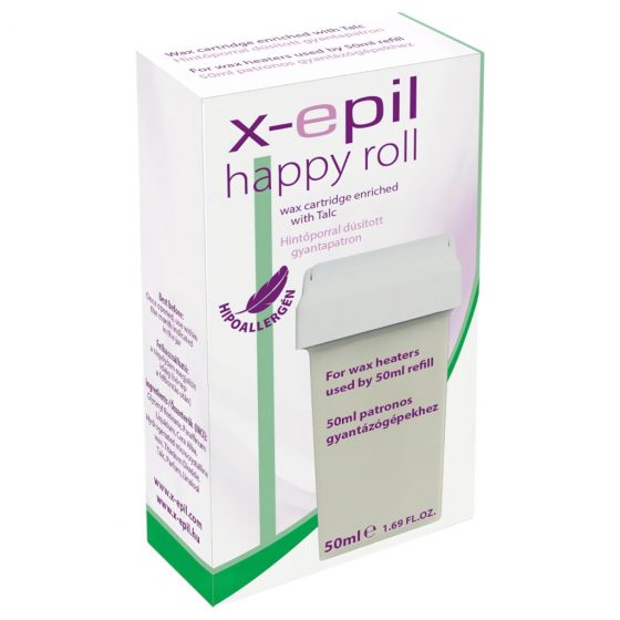 X-Epil Happy Roll - pryskyřičná kazeta (50 ml) - hypoalergenní