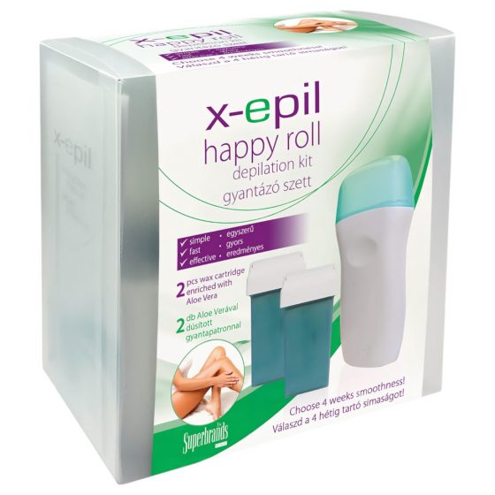 X-Epil Happy roll - sada na voskování