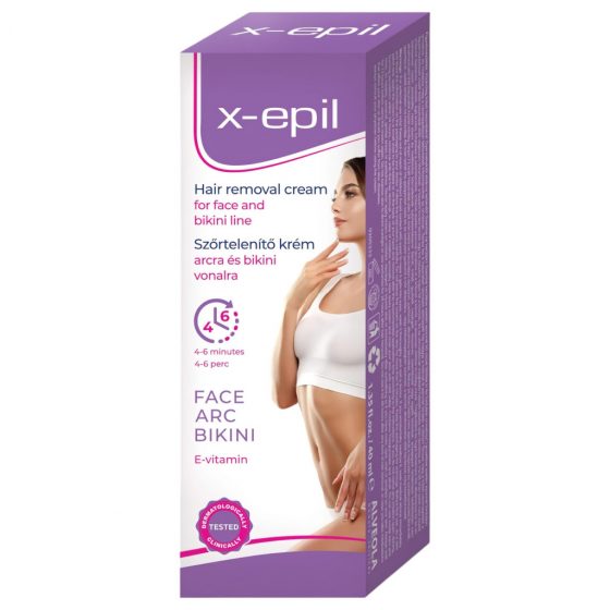 X-Epil - depilační krém na obličej/intimní partie (40 ml)