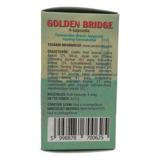 Golden Bridge - doplněk stravy s rostlinnými extrakty (8ks)