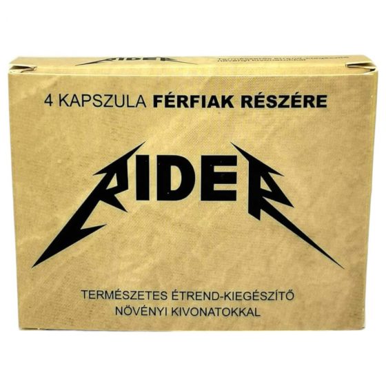 Rider - přírodní výživový doplněk pro pány (4 ks)