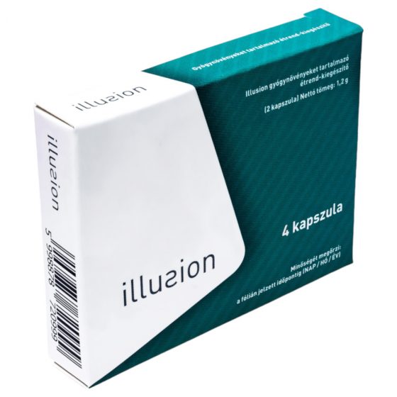 Illusion - přírodní výživový doplněk pro muže (4ks)