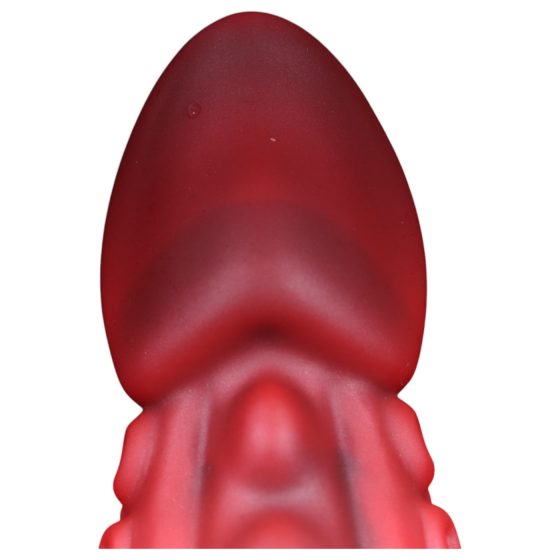 OgazR - chobotnicová dildo - 19 cm (červeno-černé)