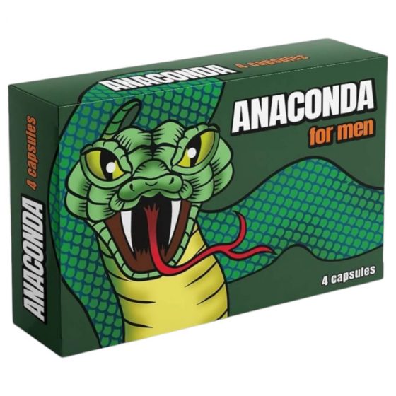 Anaconda - přírodní výživový doplněk pro muže (4ks)