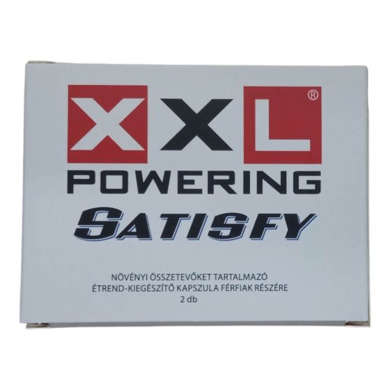 XXL powering Satisfy - silný výživový doplněk pro muže (2ks)