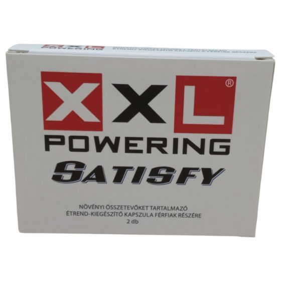 XXL powering Satisfy - silný výživový doplněk pro muže (2ks)