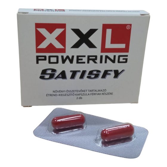 XXL powering Satisfy - silný výživový doplněk pro muže (2ks)