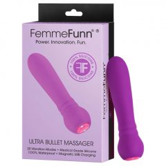   FemmeFunn Ultra Bullet - dobíjecí tyčový vibrátor Premium (fialový)