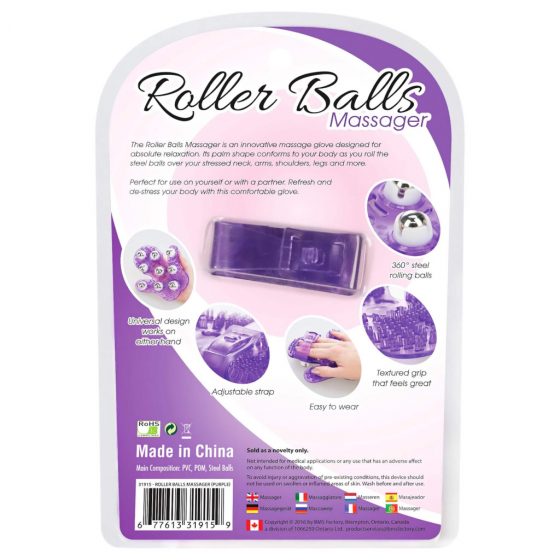 Roller Balls Massager - masážní podložka pod ruce (fialová)