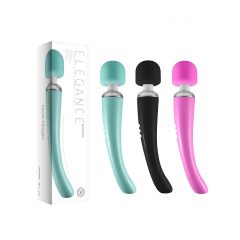   Love Magic Elegance Wand - dobíjecí masážní vibrátor (černý)