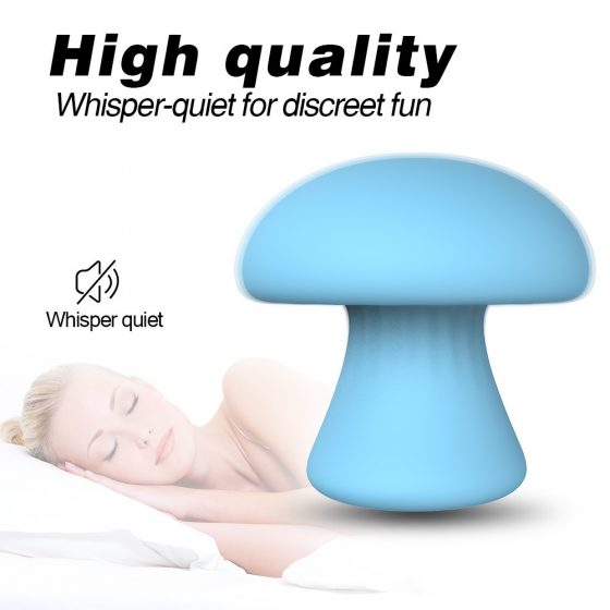 Sex HD Mushroom - dobíjecí masážní přístroj na obličej (modrý)