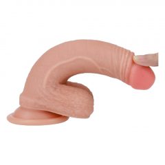   Lovetoy Nature Cock - dvouvrstvé realistické dildo - 18 cm (přírodní)