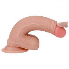   Lovetoy Nature Cock - dvouvrstvé realistické dildo - 18 cm (přírodní)