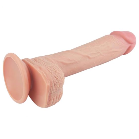 Lovetoy Nature Cock - připínací dildo - 21 cm (přírodní)