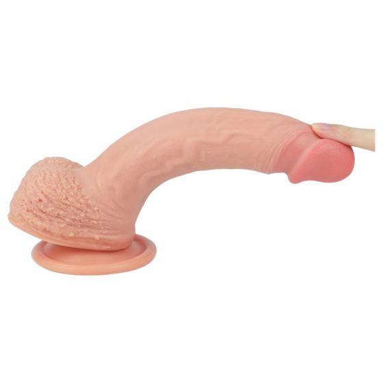 Lovetoy Nature Cock - připínací dildo - 21 cm (přírodní)