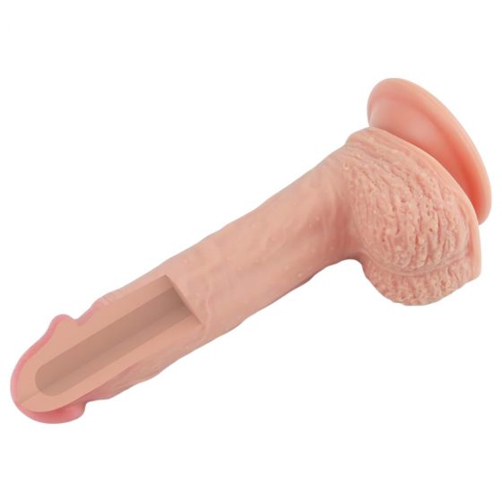 Lovetoy Nature Cock - připínací dildo - 21 cm (přírodní)