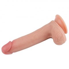   Lovetoy Nature Cock - dvouvrstvé realistické dildo - 20cm (přírodní)