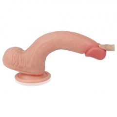   Lovetoy Nature Cock - dvouvrstvé realistické dildo - 20cm (přírodní)