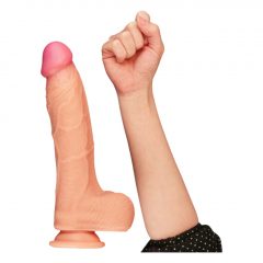   Lovetoy Nature Cock - dvouvrstvé realistické dildo - 25 cm (přírodní)