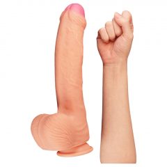   Lovetoy Přírodní Penis - Dvouvrstvý Realistický Dildo - 28cm (přírodní)