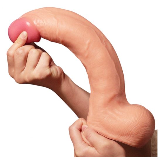 Lovetoy Přírodní Penis - dvouvrstvé realistické dildo - 30cm (přírodní)