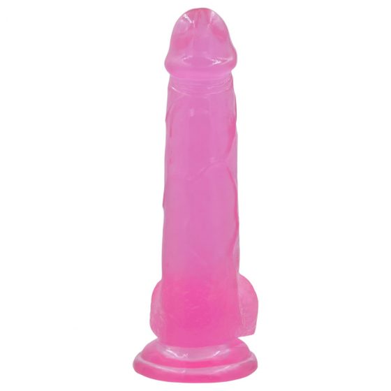 Lovetoy Jelly Studs - realistické dildo s přísavkou - 20 cm (růžové)