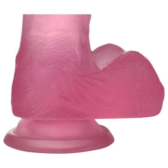 Lovetoy Jelly Studs - realistické dildo s přísavkou - 15 cm (růžové)