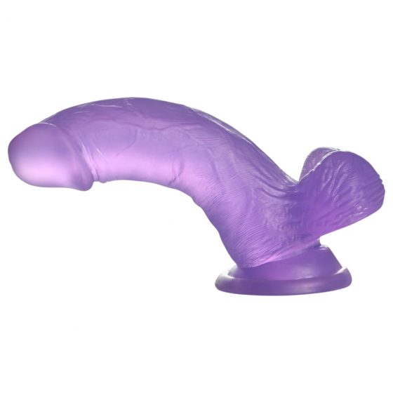 Lovetoy Jelly Kolík - realistický dildo s přísavkou - 15cm (fialový)