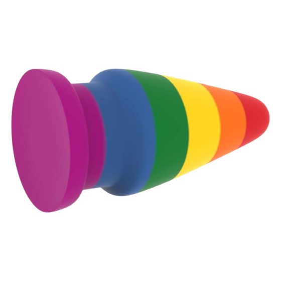 Lovetoy Prider - Anální dildo - 15 cm (duhové)