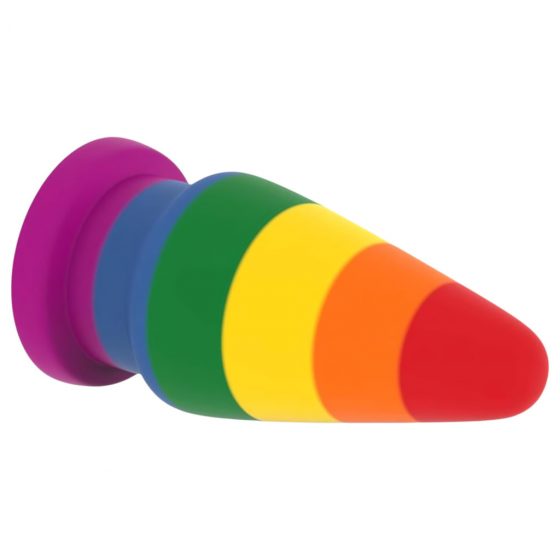 Lovetoy Prider - Anální dildo - 15 cm (duhové)