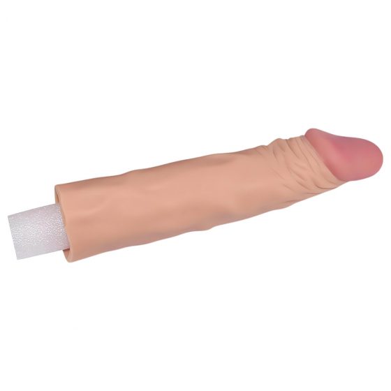 Lovetoy Pleasure X-tender - Pláštěnka na penis - 19 cm (přírodní)