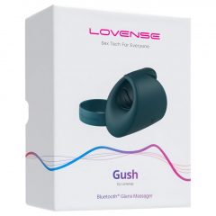   LOVENSE Gush - chytrý dobíjecí masážní přístroj na penis (šedý)