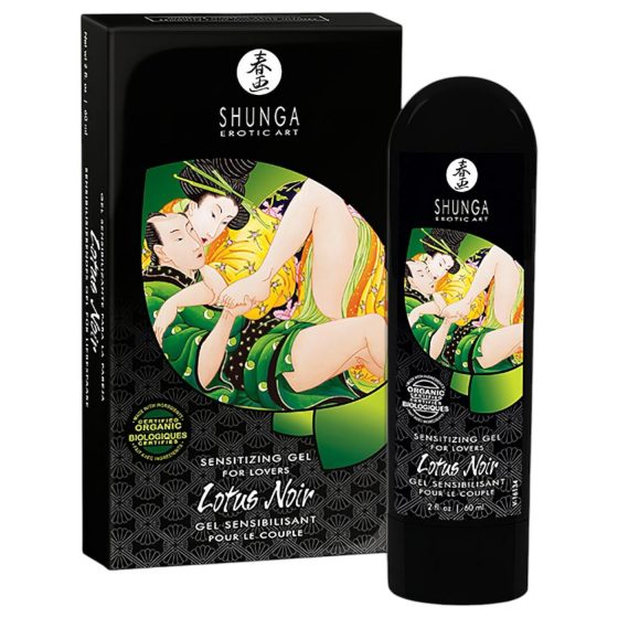 Shunga Lotus Noir - stimuláló gél (60ml)