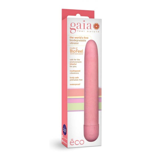 Gaia Eco L - ekologický tyčový vibrátor (růžový) - velký