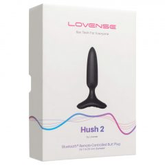   LOVENSE Hush 2 XS - dobíjecí malý anální vibrátor (25 mm) - černý